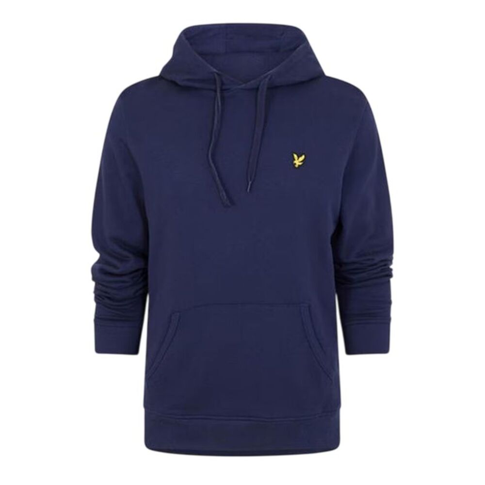 Lyle & Scott Mens Embroidered Logo Hoodie / Navy
